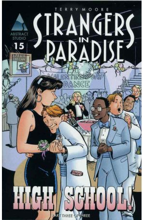 Strangers in Paradise (3rd Series) 15 published by Abstract with cover art by Terry Moore