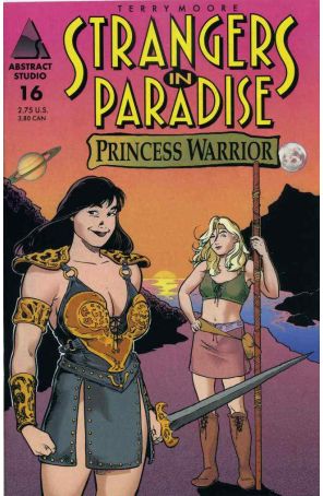 Strangers in Paradise (3rd Series) 16 published by Abstract with cover art by Terry Moore