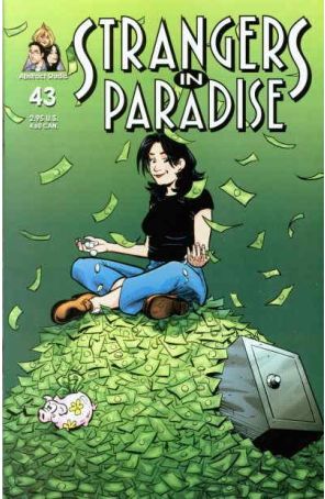 Strangers in Paradise (3rd Series) 43 published by Abstract with cover art by Terry Moore