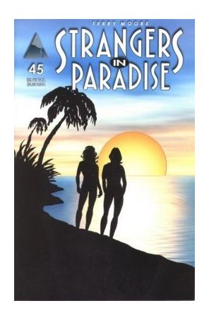 Strangers in Paradise (3rd Series) 45 published by Abstract with cover art by Terry Moore