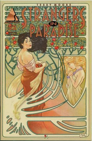 Strangers in Paradise (3rd Series) 52 published by Abstract with cover art by Terry Moore