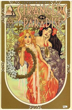 Strangers in Paradise (3rd Series) 53 published by Abstract with cover art by Terry Moore