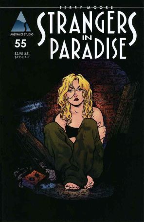 Strangers in Paradise (3rd Series) 55 published by Abstract with cover art by Terry Moore