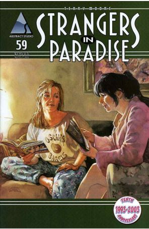 Strangers in Paradise (3rd Series) 59 published by Abstract with cover art by Ray Lago