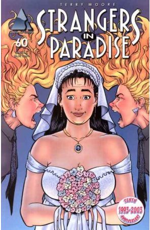 Strangers in Paradise (3rd Series) 60 published by Abstract with cover art by Terry Moore