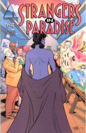 Strangers in Paradise (3rd Series) 64 published by Abstract with cover art by Terry Moore