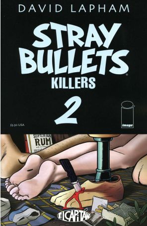 Stray Bullets: Killers 2 published by Image with cover art by David Lapham