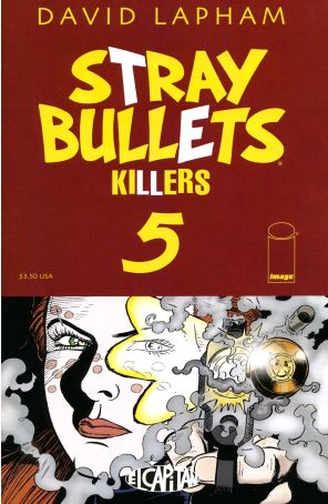 Stray Bullets: Killers 5 published by Image with cover art by David Lapham