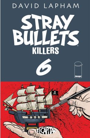 Stray Bullets: Killers 6 published by Image with cover art by David Lapham