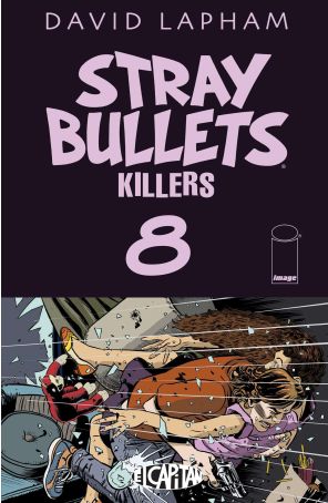 Stray Bullets: Killers 8 published by Image with cover art by David Lapham