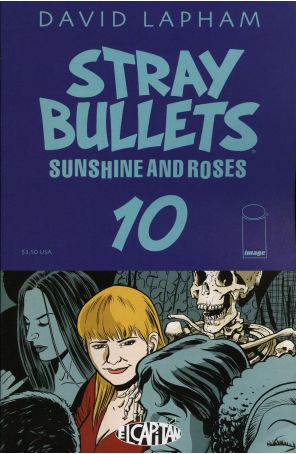 Stray Bullets: Sunshine And Roses 10 published by Image with cover art by David Lapham