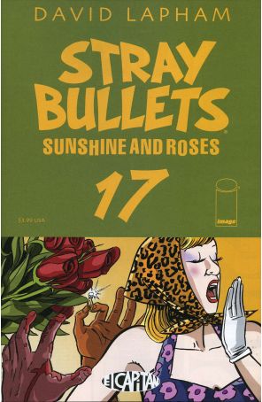 Stray Bullets: Sunshine And Roses 17 published by Image with cover art by David Lapham