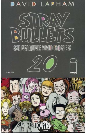 Stray Bullets: Sunshine And Roses 20 published by Image with cover art by David Lapham