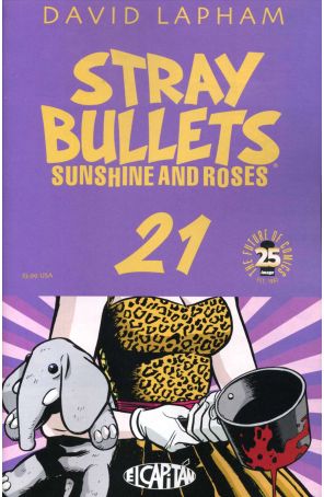 Stray Bullets: Sunshine And Roses 21 published by Image with cover art by David Lapham