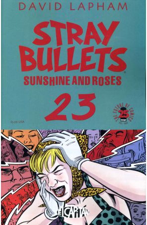 Stray Bullets: Sunshine And Roses 23 published by Image with cover art by David Lapham