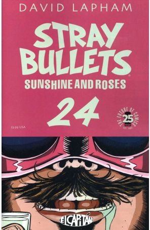 Stray Bullets: Sunshine And Roses 24 published by Image with cover art by David Lapham