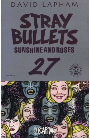 Stray Bullets: Sunshine And Roses 27 published by Image with cover art by David Lapham