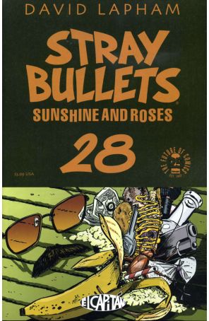 Stray Bullets: Sunshine And Roses 28 published by Image with cover art by David Lapham