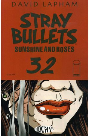 Stray Bullets: Sunshine And Roses 32 published by Image with cover art by David Lapham