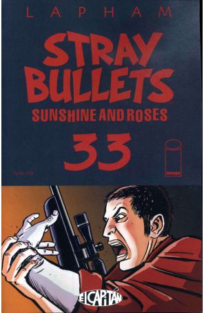 Stray Bullets: Sunshine And Roses 33 published by Image with cover art by David Lapham