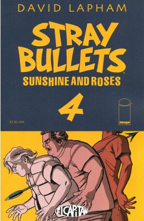 Stray Bullets: Sunshine And Roses 4 published by Image with cover art by David Lapham