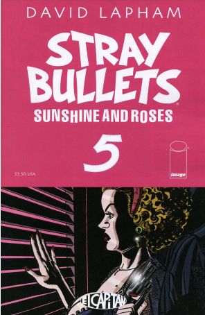 Stray Bullets: Sunshine And Roses 5 published by Image with cover art by David Lapham