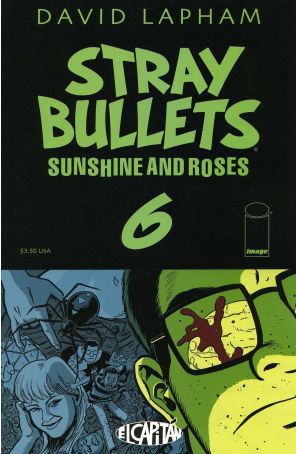 Stray Bullets: Sunshine And Roses 6 published by Image with cover art by David Lapham