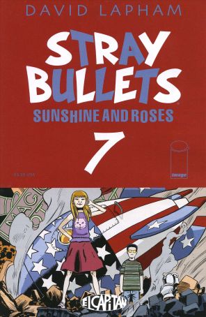 Stray Bullets: Sunshine And Roses 7 published by Image with cover art by David Lapham