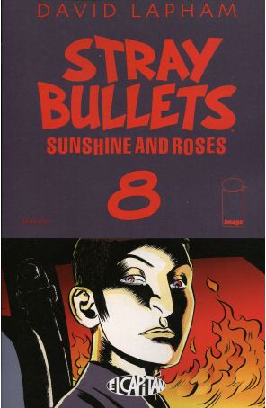 Stray Bullets: Sunshine And Roses 8 published by Image with cover art by David Lapham
