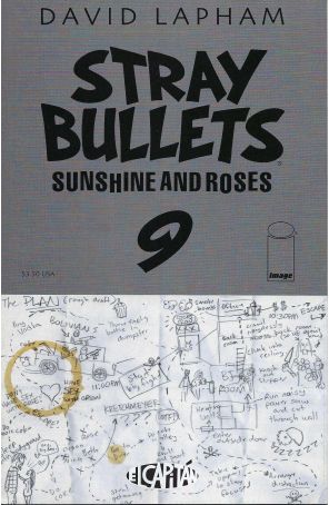 Stray Bullets: Sunshine And Roses 9 published by Image with cover art by David Lapham