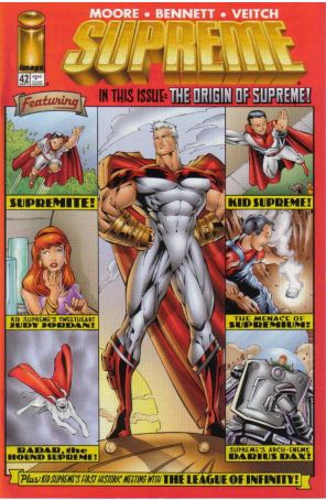 Supreme 42 published by Image with cover art by Joe Bennett
