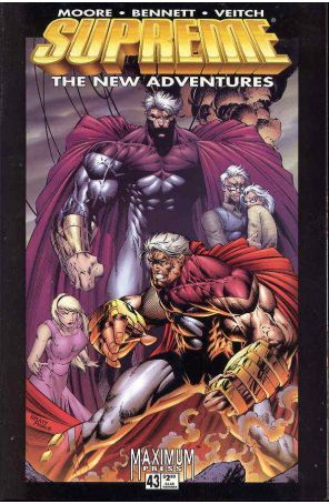 Supreme 43 published by Maximum Press with cover art by Stephen Platt