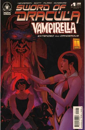 The Sword of Dracula 7A published by Digital Webbing with cover art by Tony Harris