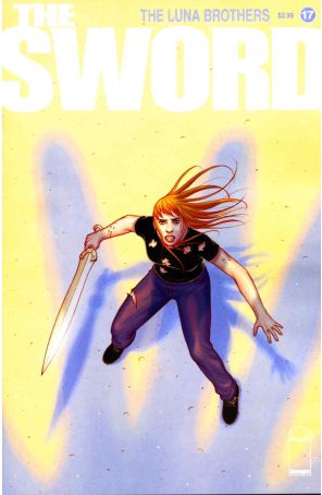 The Sword 17 published by Image with cover art by Jonathan Luna