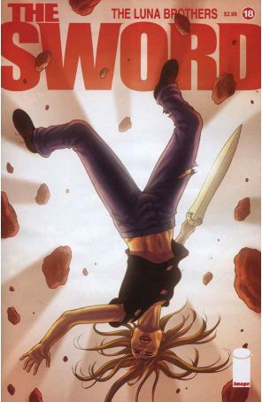 The Sword 18 published by Image with cover art by Jonathan Luna