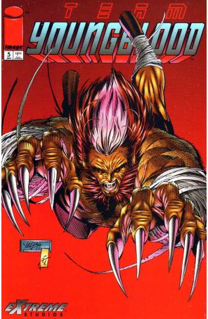 Team Youngblood 5 published by Image with cover art by Chap Yaep