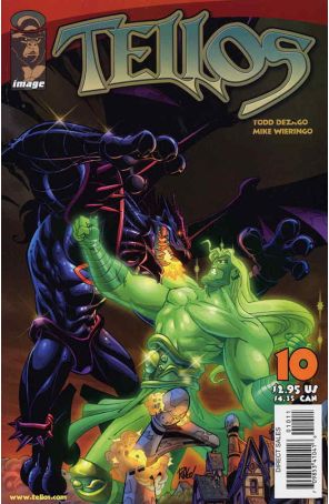 Tellos 10 published by Image with cover art by Mike Wieringo
