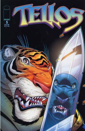 Tellos 5 published by Image with cover art by Mike Wieringo