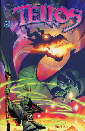 Tellos 7 published by Image with cover art by Mike Wieringo