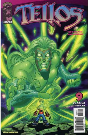 Tellos 9 published by Image with cover art by Mike Wieringo