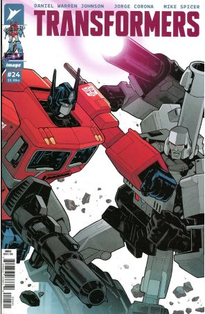 Transformers (Image) 24D published by Image with cover art by Jeff Spokes