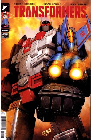 Transformers (Image) 36A published by Image with cover art by David “D.NA” Nakayama