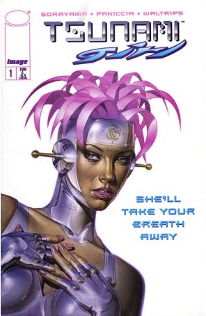 Tsunami Girl 1 published by Image with cover art by Hajime Sorayama
