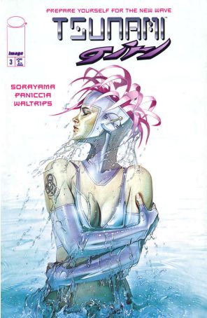 Tsunami Girl 3 published by Image with cover art by Hajime Sorayama