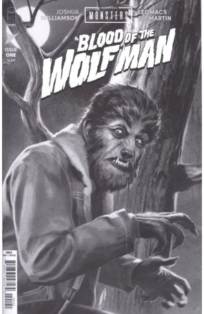Universal Monsters: Blood of the Wolf Man 1D published by Image with cover art by Joshua Middleton