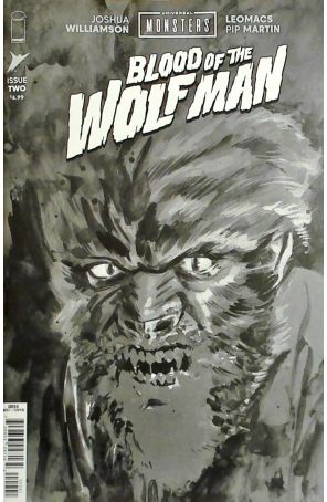 Universal Monsters: Blood of the Wolf Man 2D published by Image with cover art by Jacob Phillips