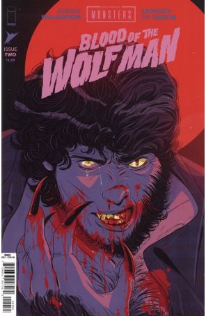 Universal Monsters: Blood of the Wolf Man 2E published by Image with cover art by Luana Vecchio