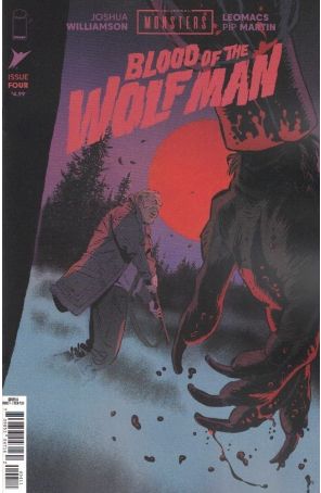 Universal Monsters: Blood of the Wolf Man 4A published by Image with cover art by Leomacs, Pip Martin