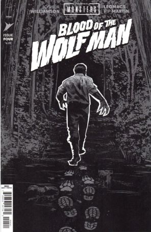 Universal Monsters: Blood of the Wolf Man 4D published by Image with cover art by Mike Del Mundo