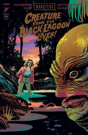Universal Monsters: Creature From the Black Lagoon Lives! 1C published by Image with cover art by Danae “Dani” Kilaidoni